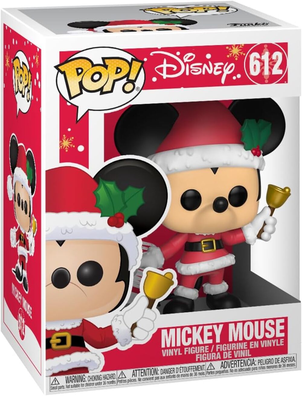 Funko Pop! MICKEY MOUSE - HOLIDAY VINYL FIGURE - DISNEY #612 - NIB
